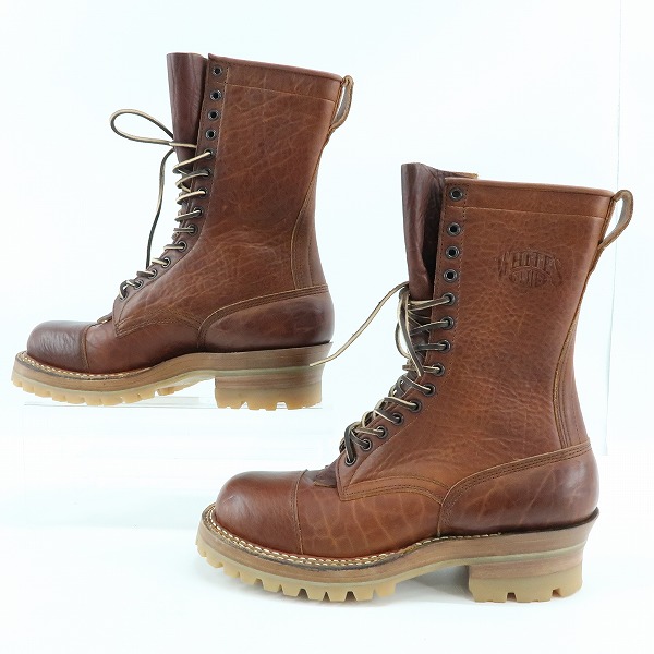 実際に弊社で買取させて頂いたWHITES BOOTS/ホワイツブーツ レースアップブーツ ロングブーツ/フォルスタン付き 10EEの画像 3枚目