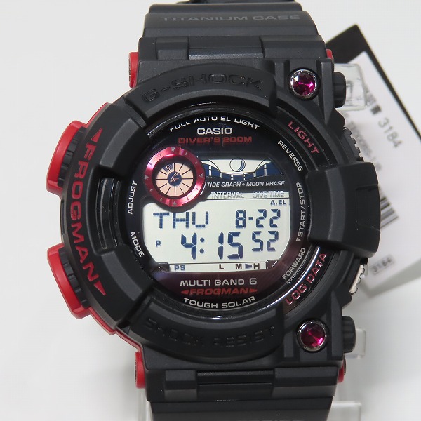 実際に弊社で買取させて頂いたG-SHOCK/Gショック FROGMAN/フロッグマン 2011年バーゼル 限定200個 腕時計 GWF-T1000BS-1JRの画像 1枚目