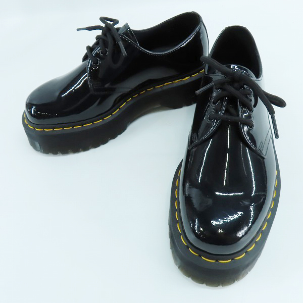 実際に弊社で買取させて頂いたDr.Martens/ドクターマーチン 1461 QUAD パテントレザー 3ホールブーツ/ダービー シューズ/UK5