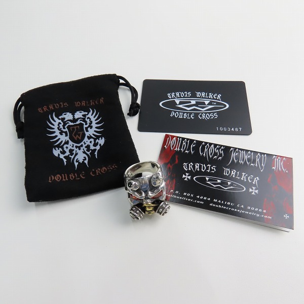 実際に弊社で買取させて頂いた【ギャラ付/カスタム】TRAVIS WALKER/トラヴィスワーカー Chomps ring/チョンプス スカルリング RGS018 17.5-19号の画像 9枚目