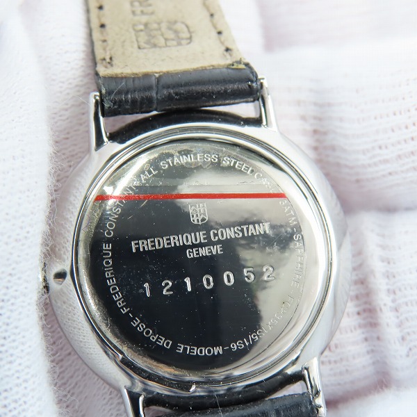 実際に弊社で買取させて頂いたFREDERIQUE CONSTANT/フレデリック コンスタント クオーツ腕時計 【動作未確認】の画像 3枚目