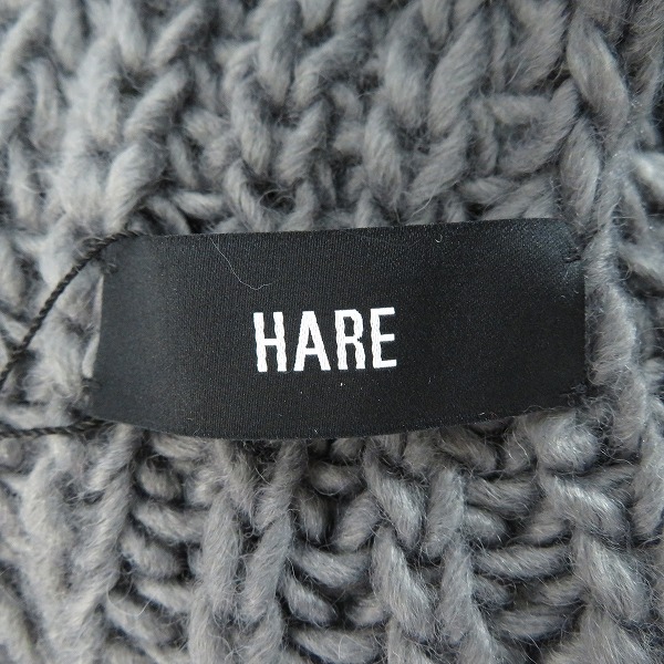 実際に弊社で買取させて頂いた【未使用】HARE/ハレ ウール混 マフラー/ストールの画像 1枚目