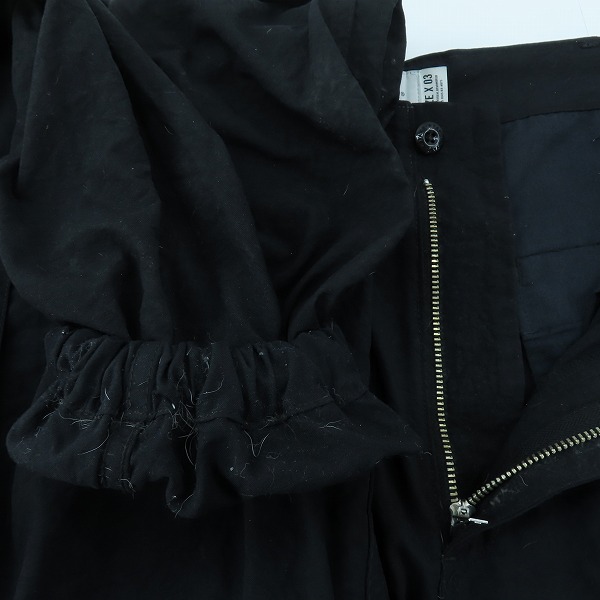 実際に弊社で買取させて頂いた【難あり】WTAPS ダブルタップス CARGO TROUSERS/カーゴ トラウザー パンツ ブラック 182WVDT-PTM03/03の画像 3枚目