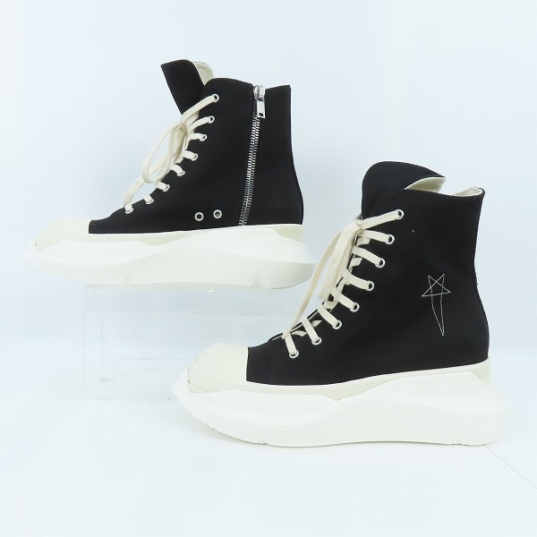 実際に弊社で買取させて頂いたRick Owens DRKSHDW/リックオウエンス ダークシャドウ ABSTRACT SNEAK BLK PEARL MILK MILK DU02C5840/42 の画像 3枚目