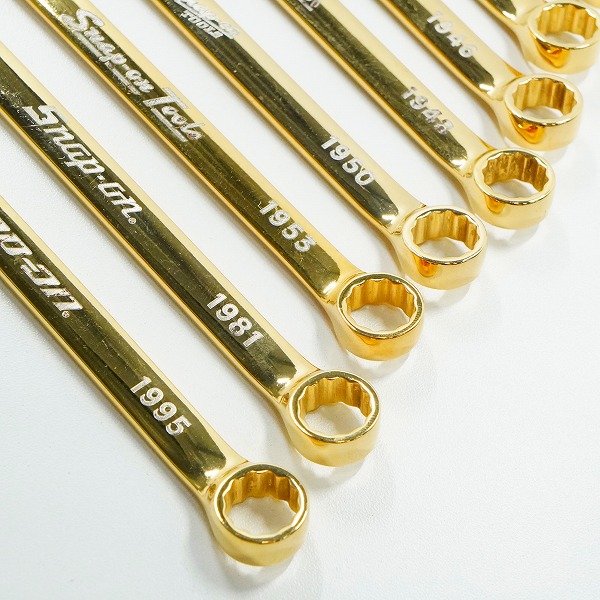 実際に弊社で買取させて頂いたSnap-on/スナップオン 80WRSETX 80周年記念モデル コンビネーションレンチ セットの画像 7枚目