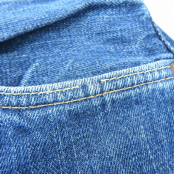 実際に弊社で買取させて頂いたEVISU/エヴィス No2 Lot.2001 カモメペイント デニムパンツ 34×35の画像 8枚目