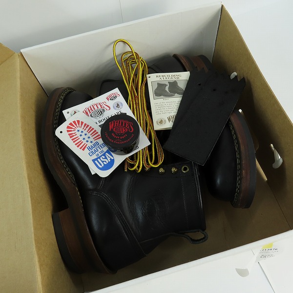 実際に弊社で買取させて頂いたWHITE'S BOOTS/ホワイツブーツ スモークジャンパー レースアップブーツ 350C/7.5Eの画像 8枚目