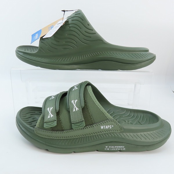 実際に弊社で買取させて頂いた【未使用】WTAPS × HOKA ONEONE/ダブルタップス × ホカ オネオネ Ora Luxe Olive Drab/オラ ラックス 1155398/26の画像 3枚目