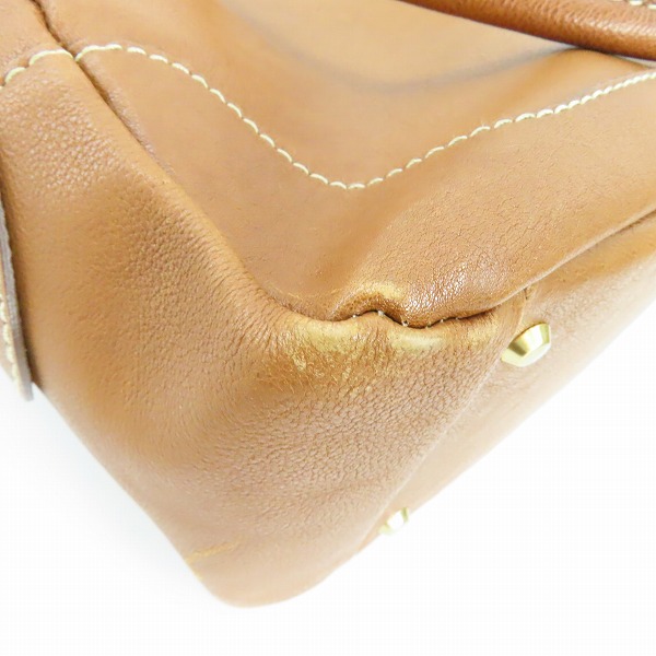 実際に弊社で買取させて頂いた土屋鞄/ツチヤカバン オールレザー ハンドバッグの画像 6枚目