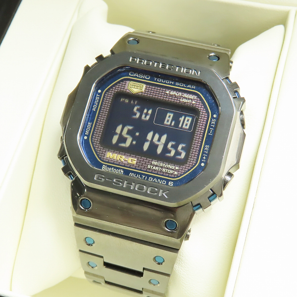実際に弊社で買取させて頂いた【保証期間内】G-SHOCK/Gショック MR-G 青墨 タフソーラー/Bluetooth搭載 腕時計 MRG-B5000BA-1JR