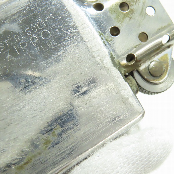 実際に弊社で買取させて頂いたZIPPO/ジッポー HARLEYDAVIDSON/ハーレーダビッドソン イーグルメタル貼り ゴールド/1992年製の画像 6枚目