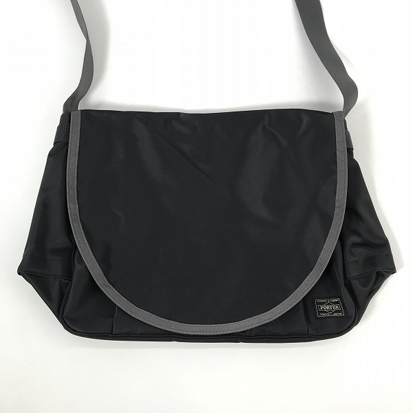 実際に弊社で買取させて頂いた(5)HEAD PORTER/ヘッドポーター ショルダー メッセンジャー バッグ ブラック×グレーの画像 0枚目
