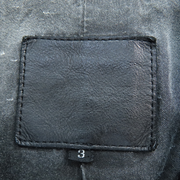 実際に弊社で買取させて頂いたISAMU KATAYAMA BACKLASH/イサムカタヤマ バックラッシュ レザーダブルライダース 1927-06/L/3の画像 2枚目