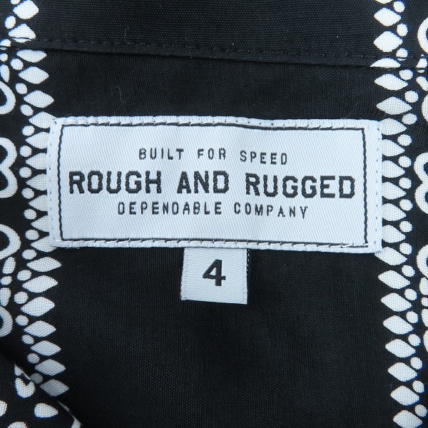 実際に弊社で買取させて頂いたROUGH AND RUGGED/ラフアンドラゲッド 長袖 ボタンシャツ 総柄 4の画像 2枚目