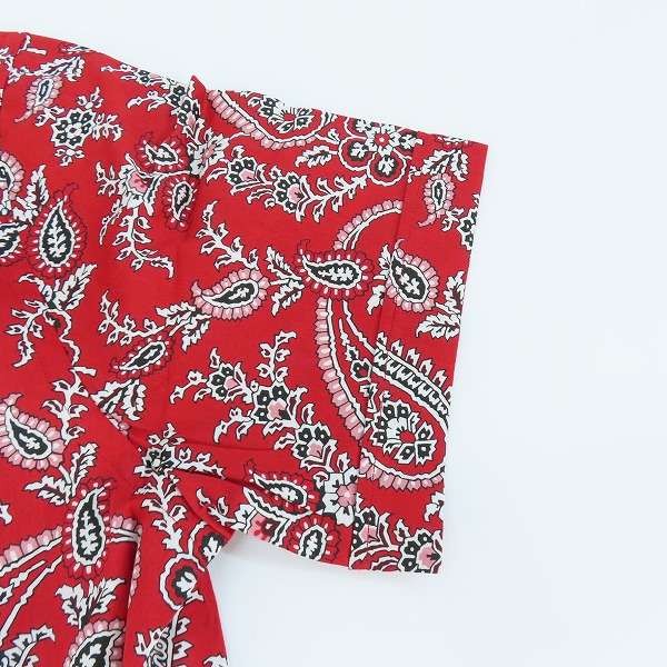 実際に弊社で買取させて頂いた【未使用】ETRO/エトロ ペイズリー柄 半袖シャツ 221-1K445-4722/43の画像 6枚目