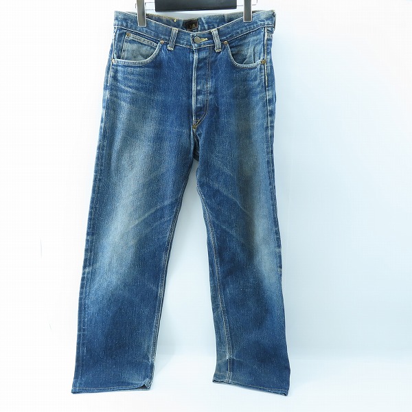 実際に弊社で買取させて頂いたLee×THE REAL McCOY'S/リー×リアルマッコイズ 101B 復刻 赤タグ デニムパンツ 9784-89 /32