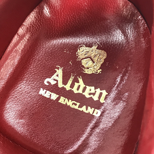 実際に弊社で買取させて頂いたAlden/オールデン PATENT MILITARY PLAIN TOE/パテントミリタリープレーントゥ 53670/8.5の画像 6枚目