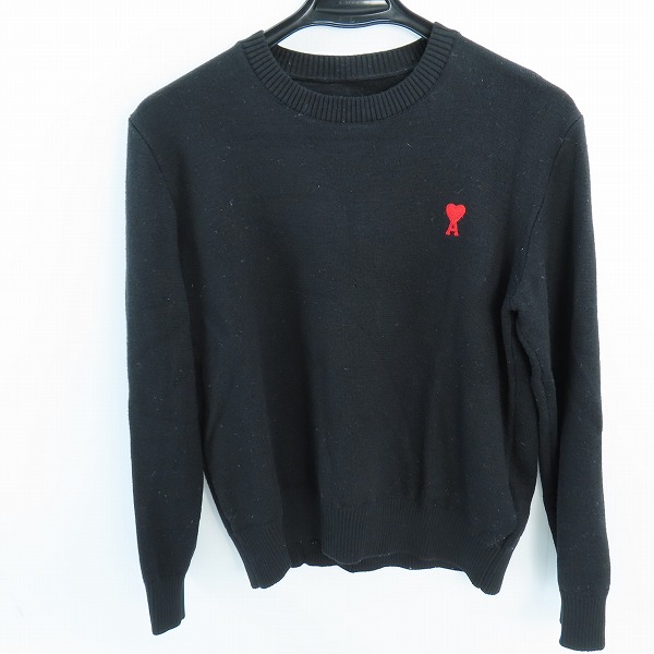 実際に弊社で買取させて頂いたAMI Alexandre Mattiussi/アミアレクサンドルマテュッシ ハートA クルーネックニット BFHK001.001/M