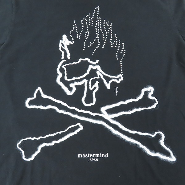 実際に弊社で買取させて頂いたmastermind JAPAN × CACTUS JACK./マスターマインド× カクタスジャック スカル ラインストーン Tシャツ/Lの画像 3枚目