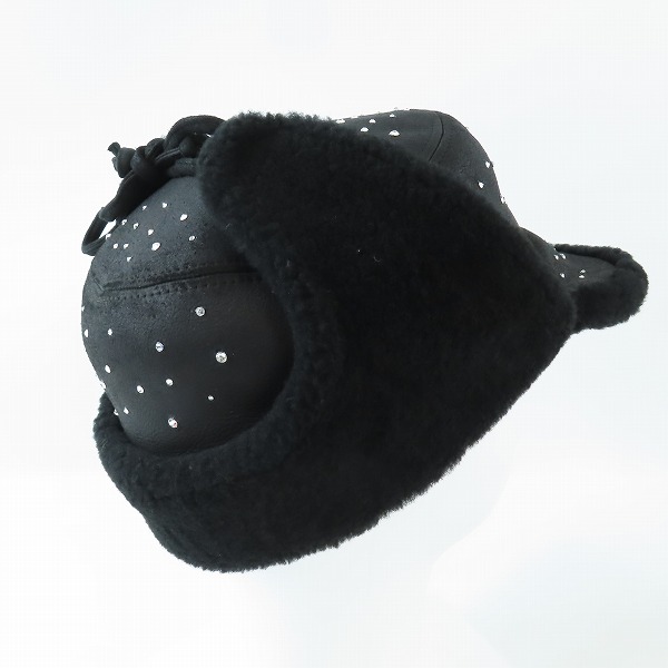 実際に弊社で買取させて頂いたHERMES/エルメス ラムレザー フライトキャップ/59の画像 2枚目