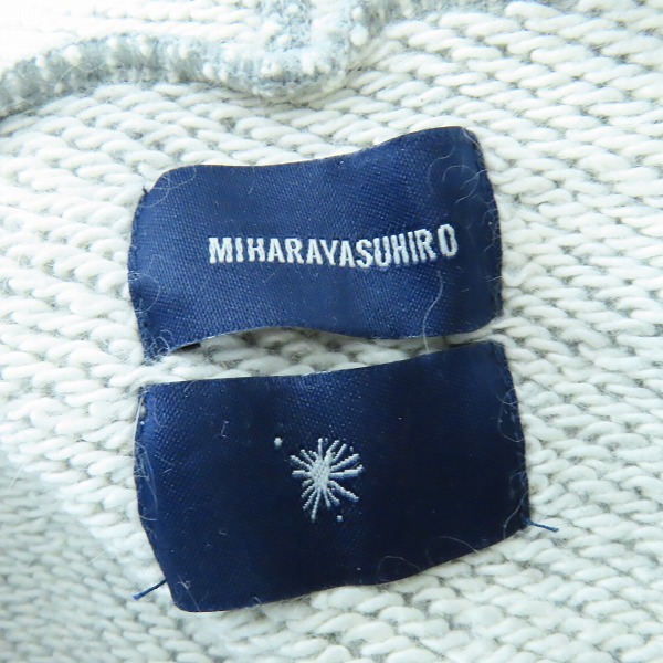 実際に弊社で買取させて頂いたMIHARA YASUHIRO/ミハラヤスヒロ ダメージパーカー 41611231/Mの画像 2枚目