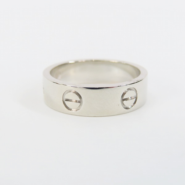 実際に弊社で買取させて頂いたCartier/カルティエ ラブリング 750/K18WG/ホワイトゴールド 56/15号の画像 4枚目