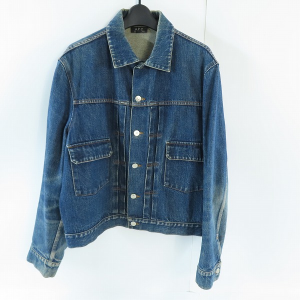 実際に弊社で買取させて頂いたA.P.C./アーペーセー デニムジャケット/カバーオール インディゴ/M