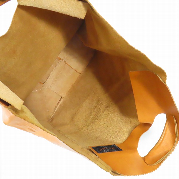 実際に弊社で買取させて頂いたBEAMS PLUS/ビームスプラス 栃木レザー ショッピングバッグ/ハンドバッグの画像 3枚目