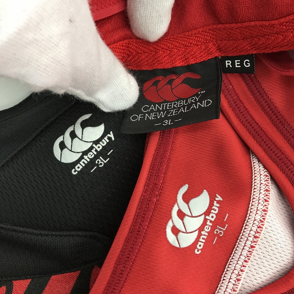 実際に弊社で買取させて頂いた【おまとめ】CANTERBURY/カンタベリー ラグビー  コカ コーラ レッドスパークス ゲームジャージの画像 2枚目