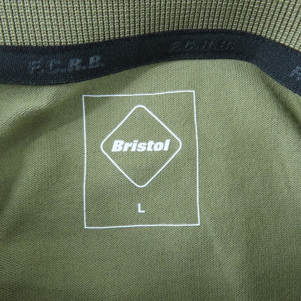 実際に弊社で買取させて頂いたF.C.Real Bristol/エフシーレアルブリストル 23SS FCRB BIG LOGO WIDE POLO ポロシャツ FCRB-230072/Lの画像 3枚目