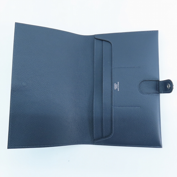 実際に弊社で買取させて頂いたHERMES/エルメス R.M.S トゥタンマン べトン ブルーニュイ 長財布 H084994CKADの画像 3枚目