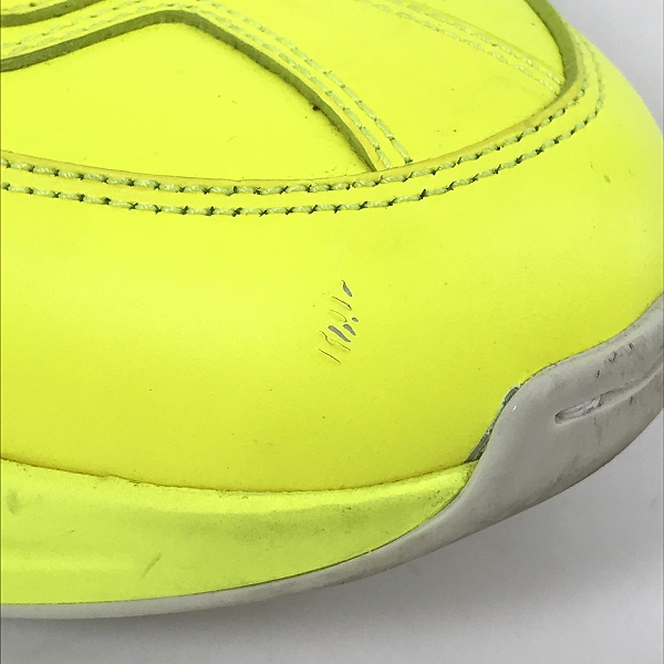 実際に弊社で買取させて頂いたGUCCI/グッチ ライトン 蛍光 レザー ダッドスニーカー 549093 8.5の画像 6枚目