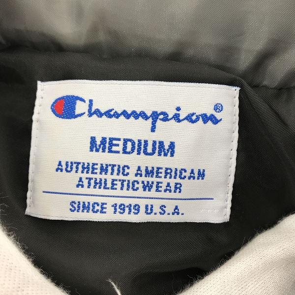 実際に弊社で買取させて頂いた【未使用】Champion/チャンピオン ダウンジャケット ブラック C3-Q607 /Mの画像 2枚目