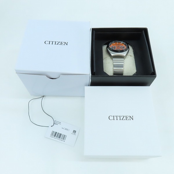 実際に弊社で買取させて頂いたCITIZEN/シチズン クォーツ ツノクロノ クロノグラフ アナログ 腕時計 0510-S127718の画像 5枚目