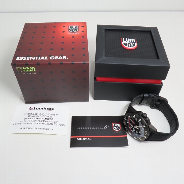 実際に弊社で買取させて頂いたLUMINOX/ルミノックス F-117 NIGHTHAWK/ナイトホーク 6420 SERIES 腕時計 Ref.6421の画像 9枚目