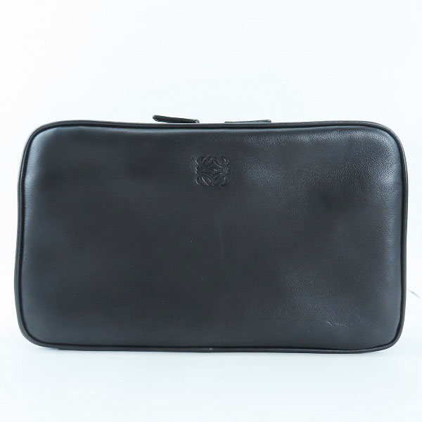 実際に弊社で買取させて頂いたLOEWE for CELUX/ロエベ フォー セリュックス アナグラムロゴ レザーコスメケース/ポーチ