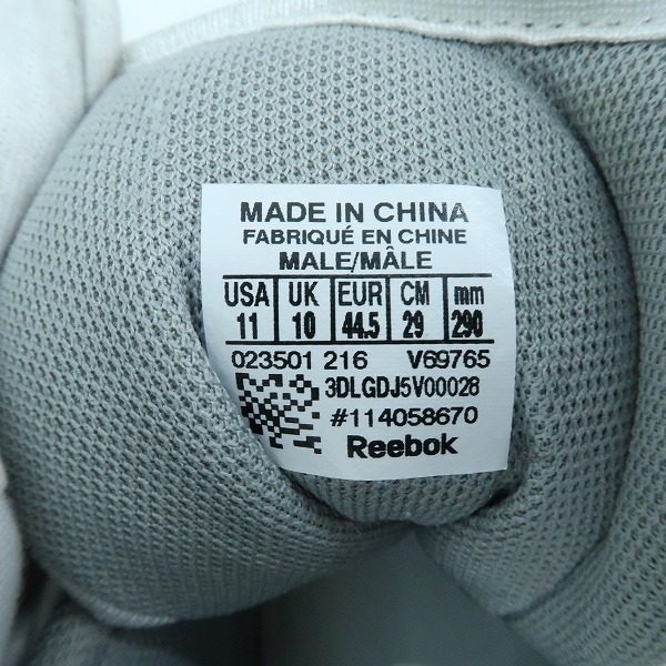 実際に弊社で買取させて頂いたReebok/リーボック QUESTION MID MISUNDERSTOO/クエスチョン ミッド ミスアンダーストゥッド V69765/29の画像 5枚目