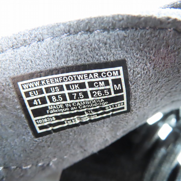 実際に弊社で買取させて頂いたKEEN/キーン UNEEK/ユニーク サンダル 1026335/26.5の画像 5枚目