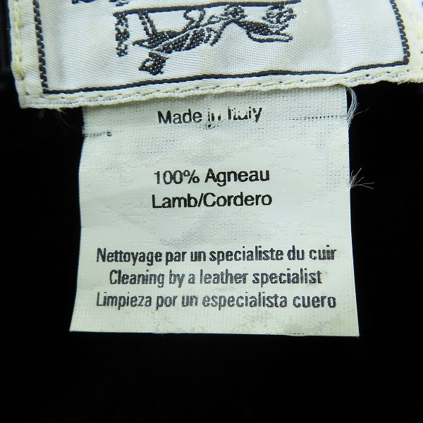 実際に弊社で買取させて頂いたHERMES/エルメス ラムレザー フライトキャップ/59の画像 7枚目