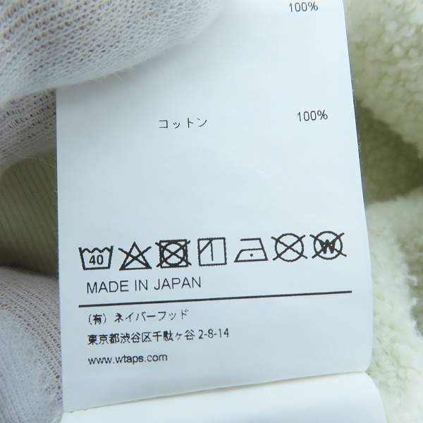 実際に弊社で買取させて頂いたWTAPS/ダブルタップス クルーネックスウェット 212ATDT-CSM24/04の画像 3枚目