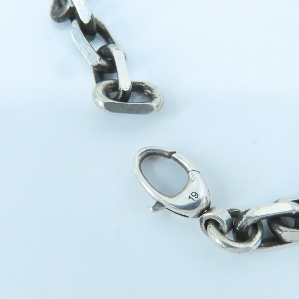 実際に弊社で買取させて頂いたGUCCI/グッチ インターロッキングG シルバー チェーンブレスレット ‎620798 J8400 0811の画像 6枚目