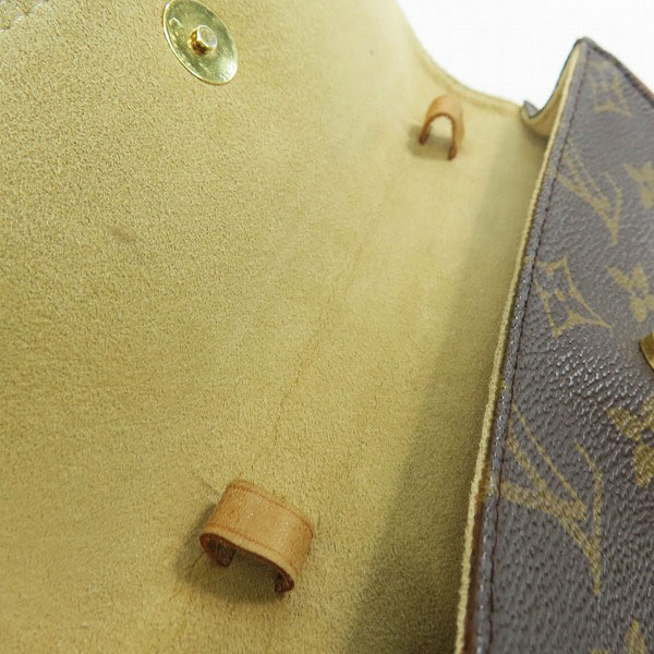 実際に弊社で買取させて頂いたLOUIS VUITTON/ルイ・ヴィトン モノグラム ポシェットツインPM M51854の画像 6枚目