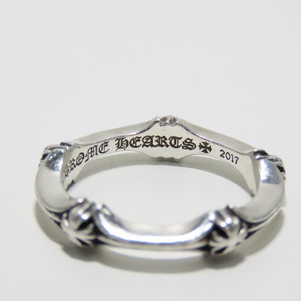 実際に弊社で買取させて頂いたCHROME HEARTS/クロムハーツ PLUS AND BONE RING/プラスアンドボーンリング 22号の画像 7枚目