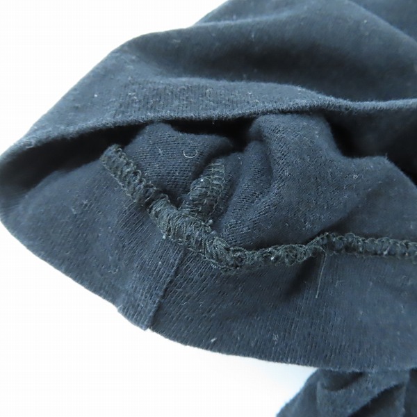 実際に弊社で買取させて頂いたBLACK COMME des GARCONS/ブラックコムデギャルソン ワッペン Tシャツ Lの画像 7枚目