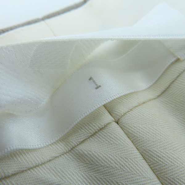 実際に弊社で買取させて頂いたETHOSENS/エトセンス 21SS ロープベルト スラックスパンツ E121-701/1の画像 5枚目