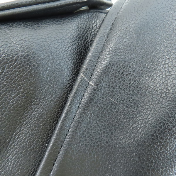 実際に弊社で買取させて頂いたHarley-Davidson/ハーレーダビッドソン レザー ダブルライダースジャケット/2XLの画像 6枚目