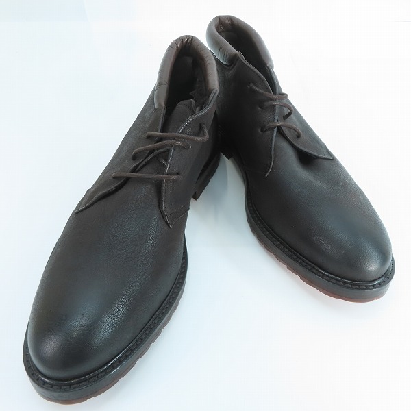 実際に弊社で買取させて頂いたARMANI COLLEZIONI/アルマーニコレッツォーニ レザーチャッカブーツ 40