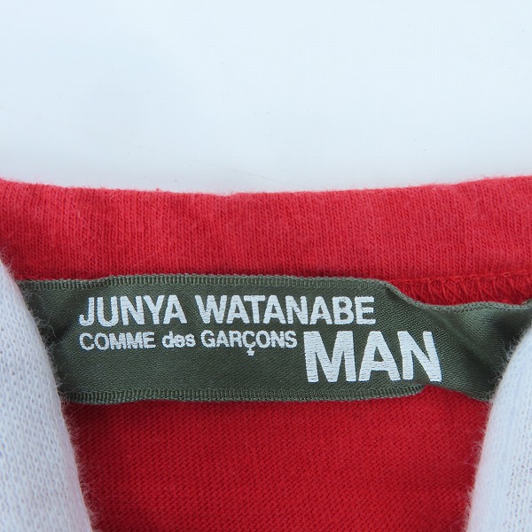 実際に弊社で買取させて頂いたCOMME des GARCONS JUNYA WATANABE MAN/コムデギャルソンジュンヤワタナベマン 半袖Tシャツ OM-T203の画像 2枚目