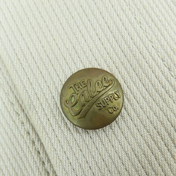 実際に弊社で買取させて頂いたCALEE/キャリー エルボーパッチ ワークジャケット/Mの画像 8枚目