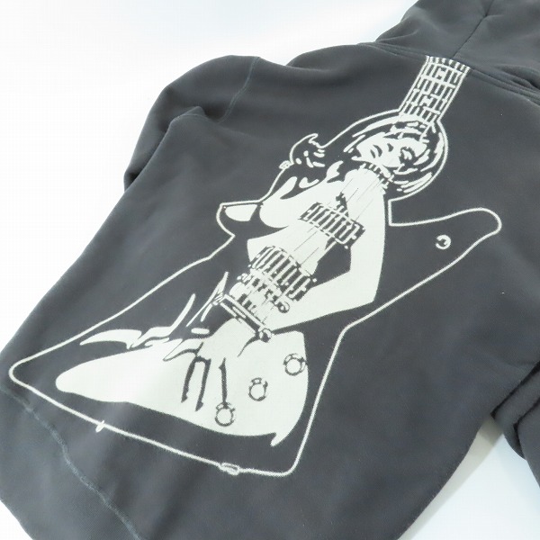 実際に弊社で買取させて頂いたHYSTERIC GLAMOUR/ヒステリックグラマー  バックプリント ZIP UPパーカー 4CF-1762/Mの画像 2枚目